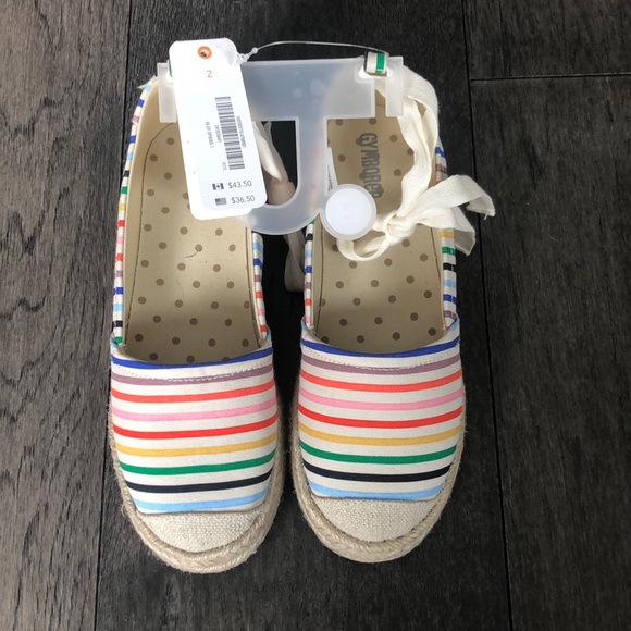 Gymboree rainbow girl’s espadrilles - Picture 2 of 8